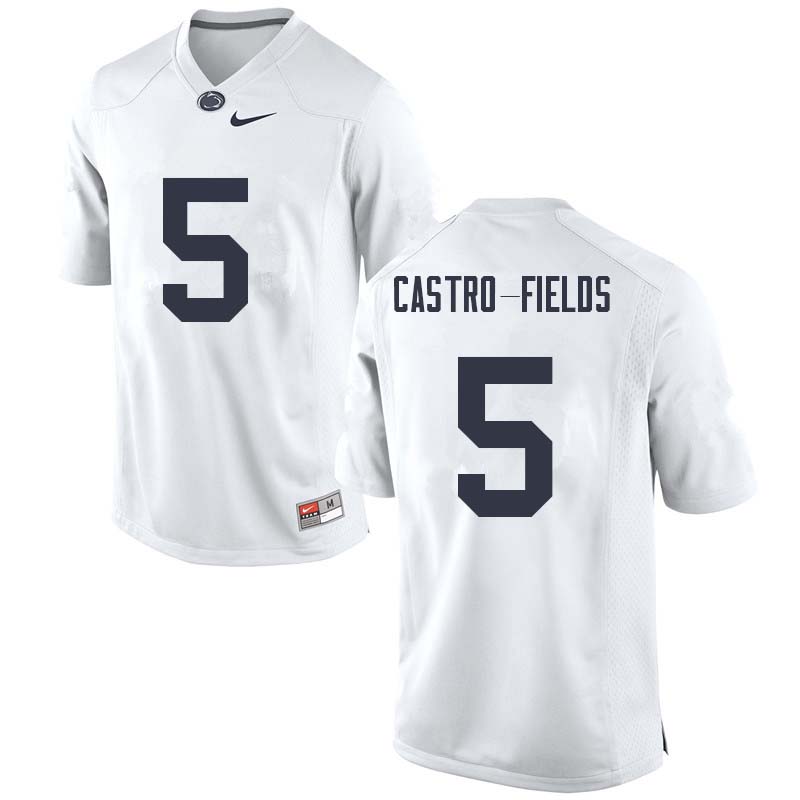 NCAA Nike Men's Penn State Nittany Lions Tariq Castro-Fields #5 College Football Authentic White Stitched Jersey HVH1698DL